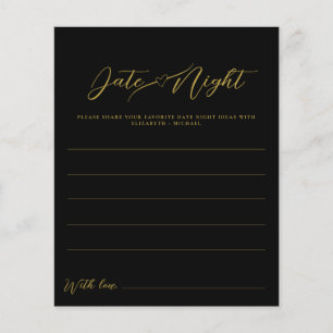 Elegante hart Swash kalligrafie Datum Nacht Idee Flyer