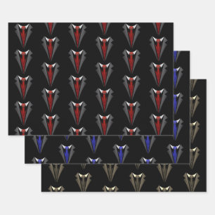 Elegante heer inpakpapier vel