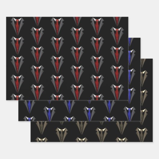 Elegante heer inpakpapier vel (Set)