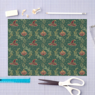 Elegante Hekserige Whimsigoth Halloween Tissuepapier