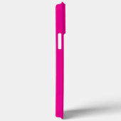 Elegante heldere roze monogram initiaal letters Case-Mate iPhone case (Achterkant / Rechts)