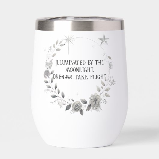 Elegante hemelse maan (Achterkant)