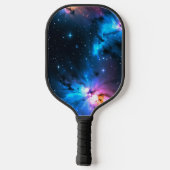 Elegante hemelse wervelingen van sterren aangepast pickleball paddle (Achterkant)