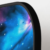 Elegante hemelse wervelingen van sterren aangepast pickleball paddle (Links Detail)