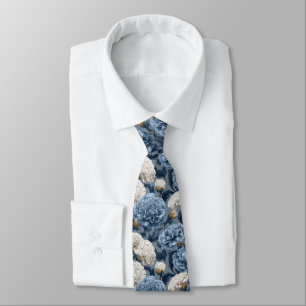 Elegante Herenaccessoires Anjer Bloemig Stropdas