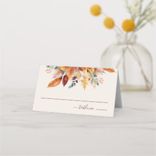 Elegante herfst bladeren herfst bruiloft