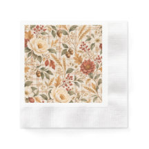 Elegante herfst bloemrijke ruit Thanksgiving papie