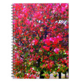 Elegante Herfst Herfst roze impressionistische bom Notitieboek (Voorkant)