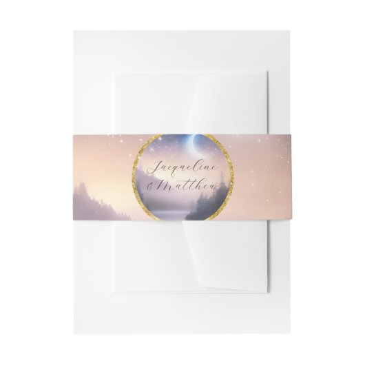 Elegante Herfst Perzik Bloemen Salie Waterverf Bru Uitnodigingen Wikkel (Voorkant Voorbeeld)