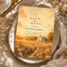 Elegante herfst wilde bloemen bruiloft