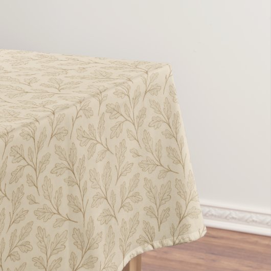 Elegante herfstbladeren | Boho minimalistische boe Tafelkleed (Voorbeeld)