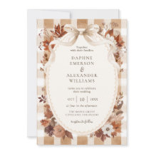 Elegante Herfstbladeren Herfst Bruiloft