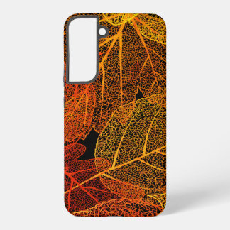 Elegante herfstbladeren   samsung galaxy hoesje