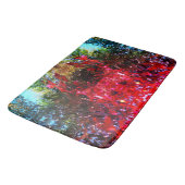 Elegante herfstbomen rode roze bladeren badmat (Gekanteld)