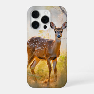 Elegante Herten in het Bos Natuur Design iPhone 16 Pro Hoesje