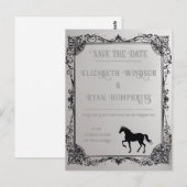 Elegante hippische Romance Briefkaart (Voorkant / Achterkant)