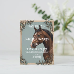 Elegante hippische Romance Briefkaart