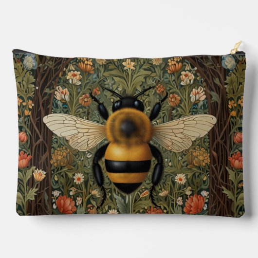 Elegante hommel botanische bloemkunst etui (Achterkant)