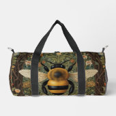 Elegante  hommel botanische bloemkunst plunjezak (Voorkant)