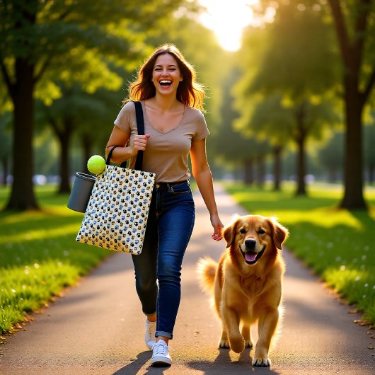 Elegante hond huisdier poten crème draagtas