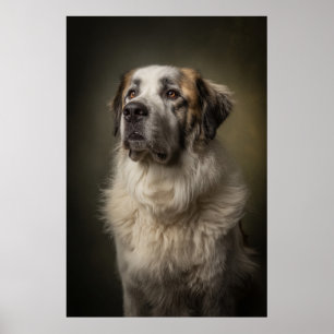 Elegante honden silhouet poster