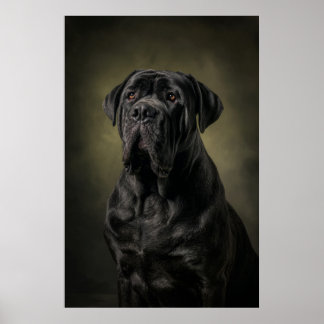 Elegante honden silhouet poster