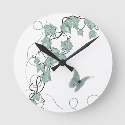 Élégante horloge de cuisine de graphisme (Recto)