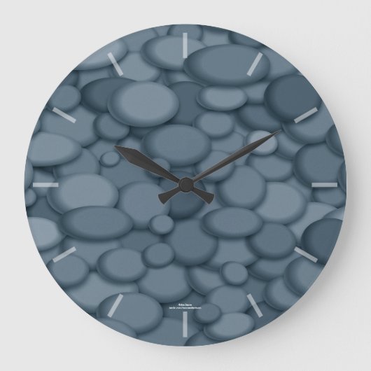 Élégante horloge de la rivière Blue Grey (Recto)