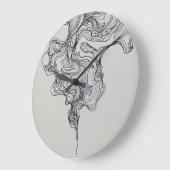 Élégante horloge de ligne de perles (Angle)