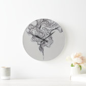 Élégante horloge de ligne de perles (Maison)