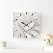 Élégante horloge murale crème blanche (Maison)