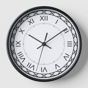 Elégante horloge murale numérique romaine ⏳ classi