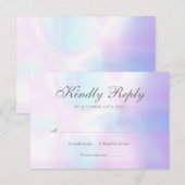 Elegante Huidige Parel RSVP (Voorkant / Achterkant)