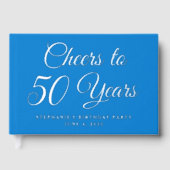 Élégante huile bleue encourage à 50 ans (Recto)