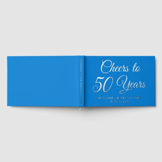 Élégante huile bleue encourage à 50 ans (Complet)