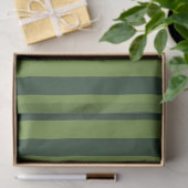 Elegante Hunter Groene Tuin Groene Streep Tissuepapier (Geschenk)