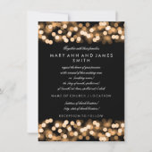 Elegante Huwelijksgelofte Vernieuwing Goud Hollywo Kaart (Voorkant)