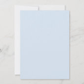 Elegante Hydrangea Bloemige Bruiloft Save The Date (Achterkant)