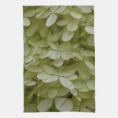 Elegante Hydrangeas Celadon Groene Bloemen Theedoek (Verticaal)