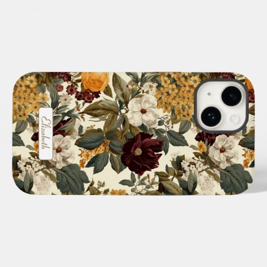 Elegante  Hydrangeas Flowers Case-Mate iPhone Case (Achterkant (horizontaal))