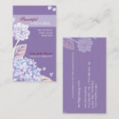 Elegante Hydrangeas Spa Salon Visitekaartje (Voorkant / Achterkant)