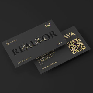 Elegante hypotheekmakelaar makelaar makelaar Key S Visitekaartje