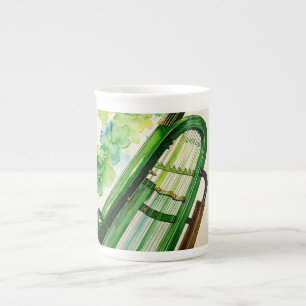 Elegante Ierse Harp Cup - Keltische muziek & erfgo Porselein Kop