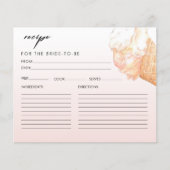 Elegante ijs bruiloftsfeest receptkaart (Voorkant)