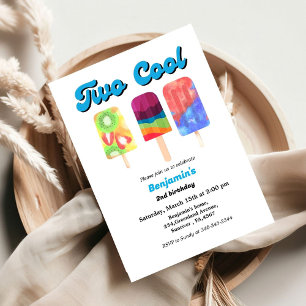 Elegante ijsfeestje twee coole pop kaart
