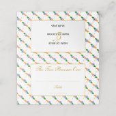 Elegante India bruiloft (Buitenkant ongevouwen)