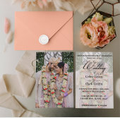 Elegante Indiase foto bruiloft Kaart