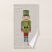 Elegante initialen traditionele notenkraker bad handdoek (Handdoek)