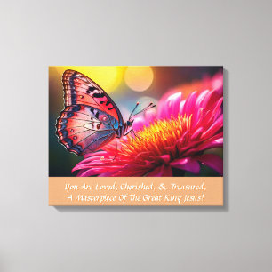 Elegante Inspirerende Canvasprint met Spanraam Canvas Afdruk