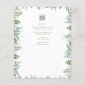 Elegante Invitación de Boda Católica Bilingüe Inv (Achterkant)